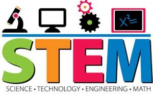 STEM  - Science, Technology, Engineering, and Math Logo
